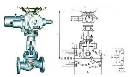 J941H電動(dòng)截止閥結構圖